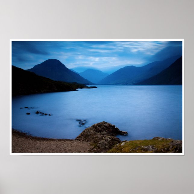 Poster Cartaz - Crater Lake Cumbria (Frente)