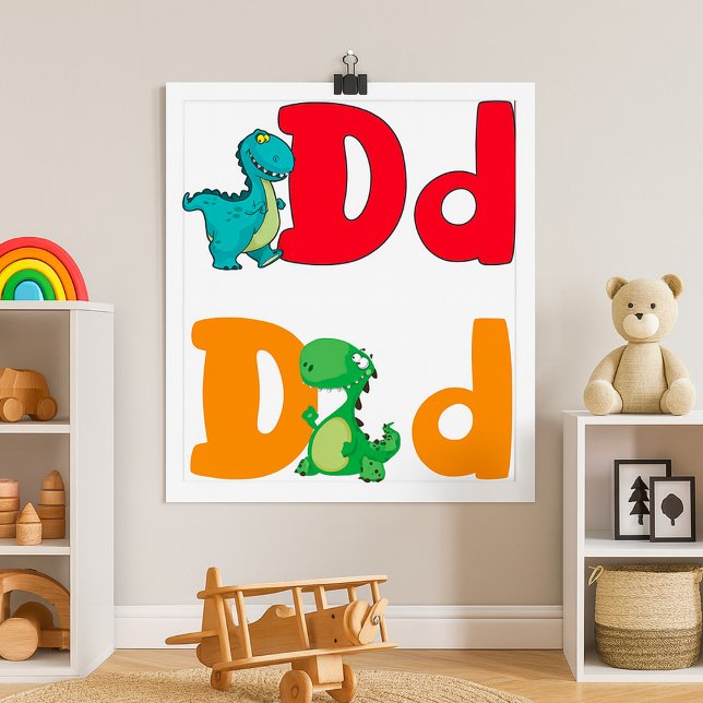 Poster Cartaz D De Dinossauro (Criador carregado)