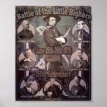 Cartaz da 7ª Cavalaria de Little Big Horn