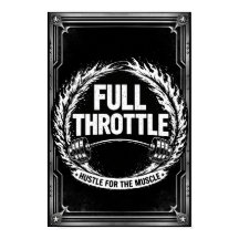 Cartaz da Academia Full Throttle – Trabalhe Duro P