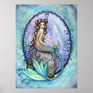 Pôster Cartaz da Adorável Sereia por Molly Harrison