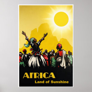 Poster Cartaz da África