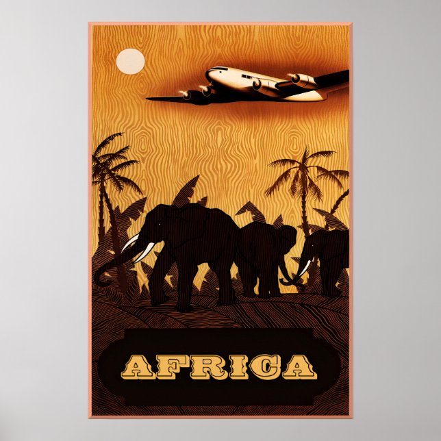Poster Cartaz da África (Frente)
