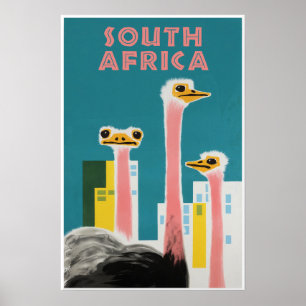 Poster Cartaz da África do Sul