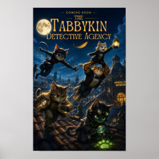 Poster Cartaz da Agência Detetive Tabbykin – Edição Limit