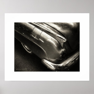 Poster Cartaz da Aleta Traseira do Buick Roadmaster Vinta