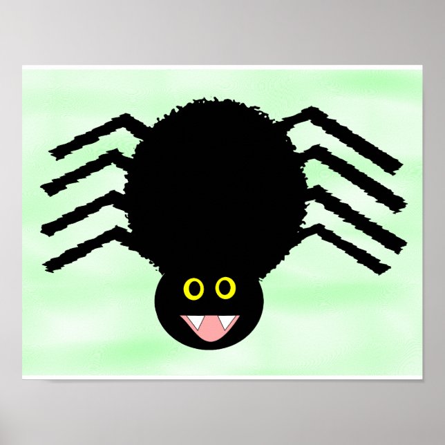 Poster Cartaz da Aranha Preta (Frente)