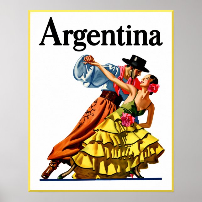 Poster Cartaz da Argentina (Frente)