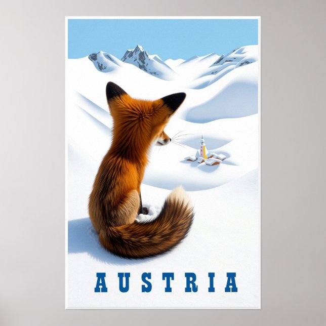 Poster cartaz da Áustria (Frente)