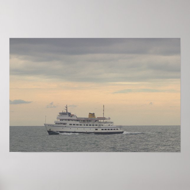 Poster Cartaz da Balsa da Ilha Block (Frente)