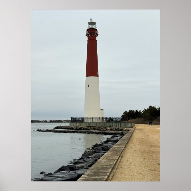 Poster Cartaz da Barnegat Light Lighthouse (Frente)