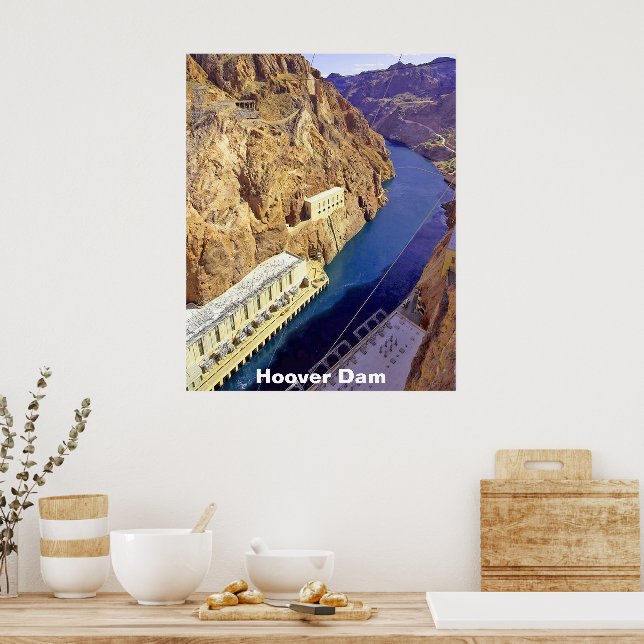 Poster Cartaz da Barragem Hoover, Nevada (Cozinha)