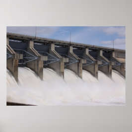 Poster Cartaz da Barragem Kaw