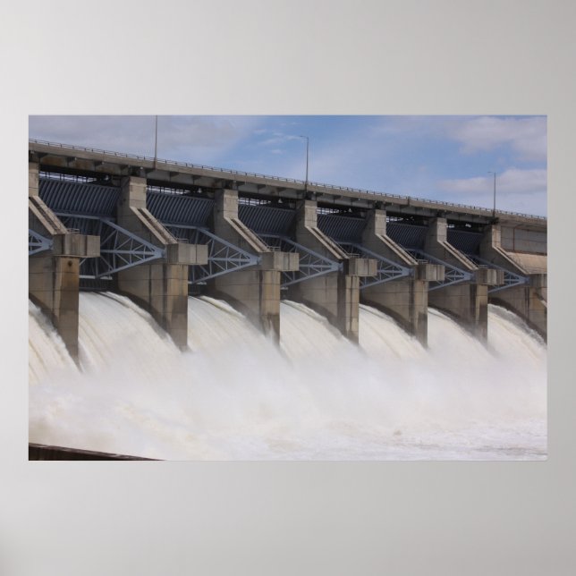 Poster Cartaz da Barragem Kaw (Frente)