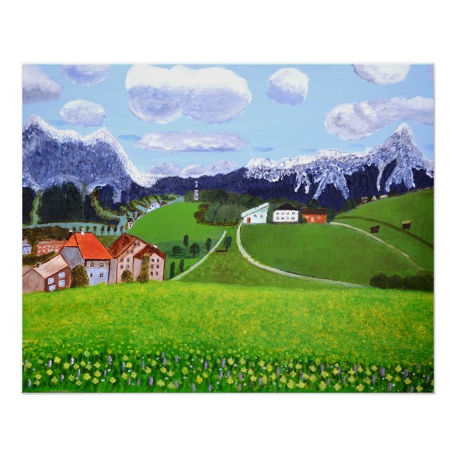 Pôster Cartaz da bela Noruega (Frente)