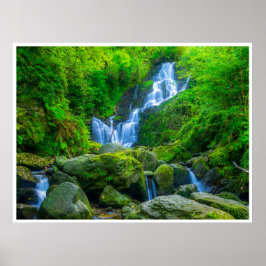 Poster Cartaz da Cachoeira Torc | Parque Killarney Irland