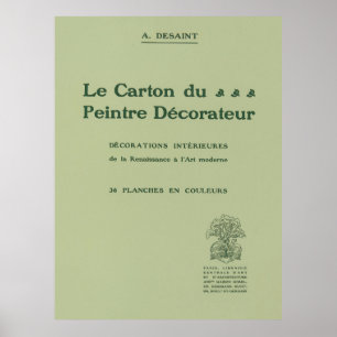Poster Cartaz da Capa Le Carton Du Peintre de 1910