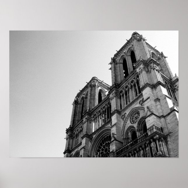 Poster Cartaz da Catedral de Notre Dame (Frente)