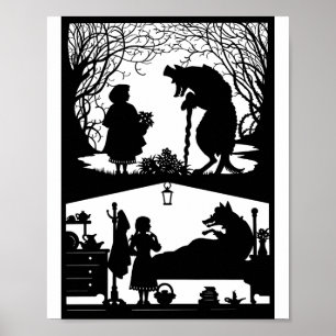 Poster Cartaz da Chapeuzinho Vermelho