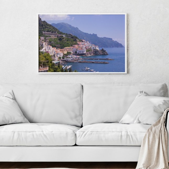 Pôster Cartaz da Cidade da Costa de Amalfi Itália (Criador carregado)