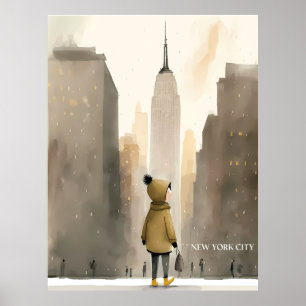 Poster Cartaz da Cidade de Nova York