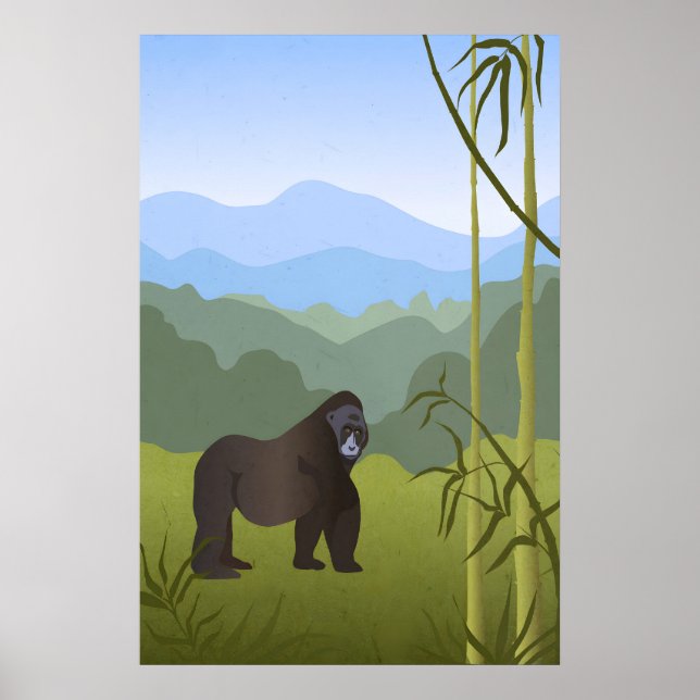 Poster Cartaz da Creche Ruanda (Frente)