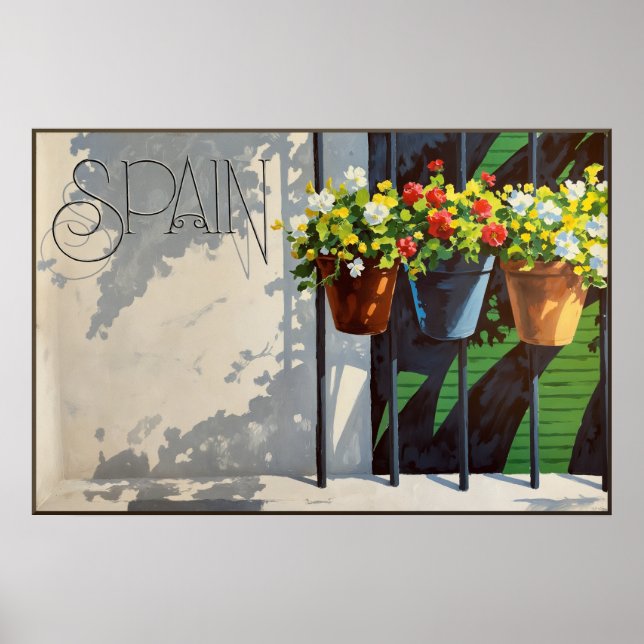 Poster Cartaz da Espanha (Frente)