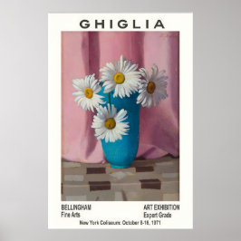 Poster Cartaz da Exposição de Arte Floral de Oscar Ghigli