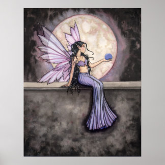 Poster Cartaz da Fada Moonstone por Molly Harrison