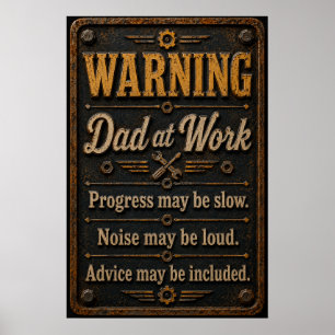 Poster Cartaz da Garagem do Papai