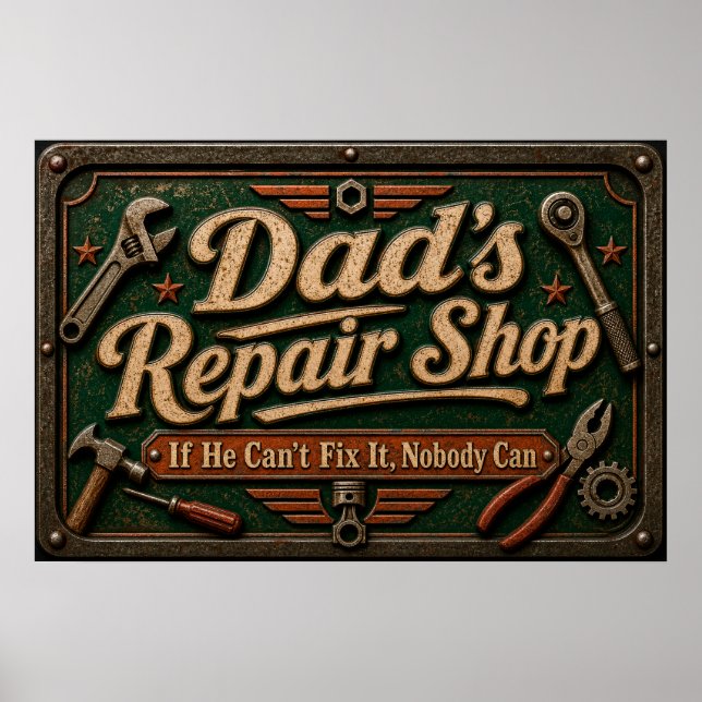 Poster Cartaz da Garagem do Papai (Frente)