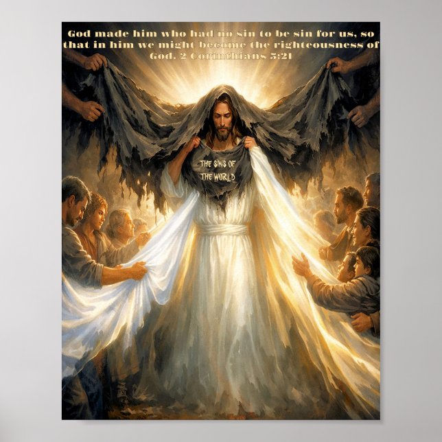 Poster Cartaz da Grande Troca de 2 Coríntios 5:12 (Frente)