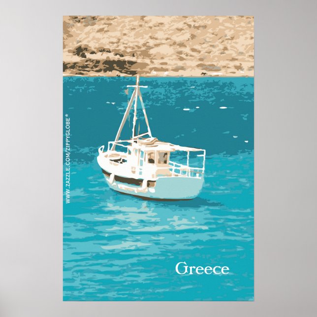 Pôster Cartaz da Grécia (Frente)