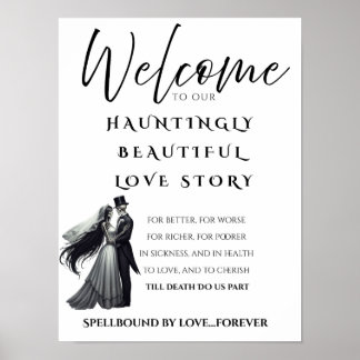 Poster Cartaz da História de Amor de Halloween