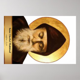 Poster Cartaz da Igreja de St. Charbel  36,00" x 23,99"