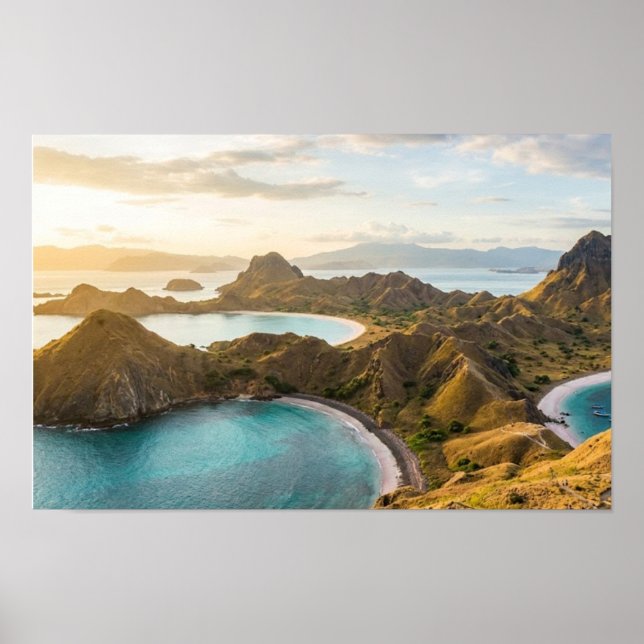 Poster Cartaz da Ilha de Padar (Frente)