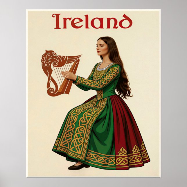 Poster cartaz da Irlanda (Frente)