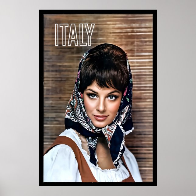 Poster Cartaz da Itália (Frente)