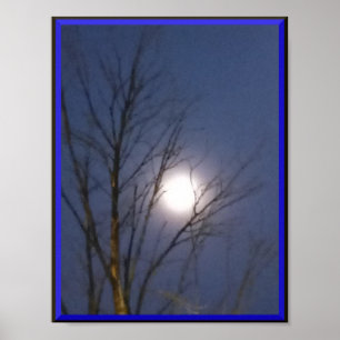 Poster Cartaz da Lua da Manhã