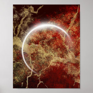 Poster Cartaz da Lua Prateada