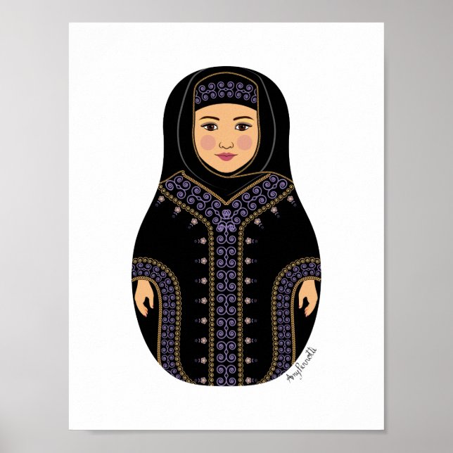 Poster Cartaz da Matryoshka Saudita (Frente)
