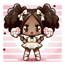CARTAZ DA MENINA AFRO FOFA
