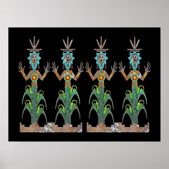Poster Cartaz da Mitologia Navajo (Frente)
