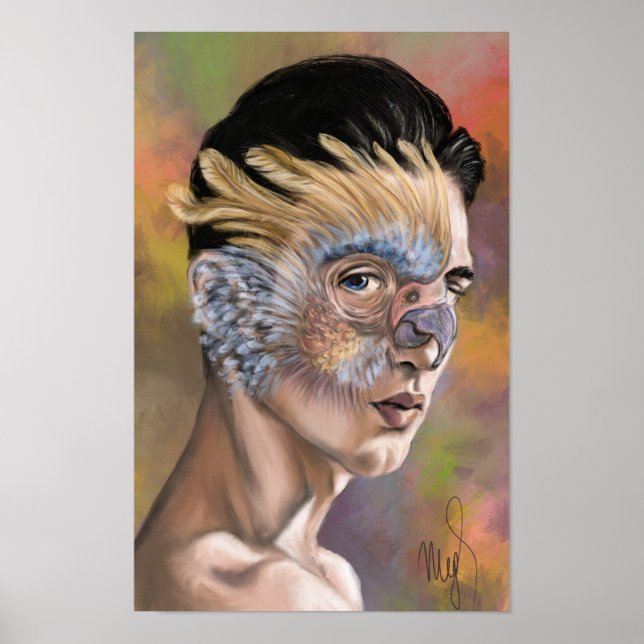 Poster Cartaz da Mulher Papagaio (Frente)