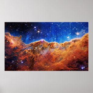 Poster Cartaz da Nebulosa Carina do Telescópio Espacial J
