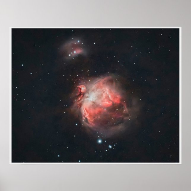 Poster Cartaz da Nebulosa de Órion | Arte de Parede do Es (Frente)