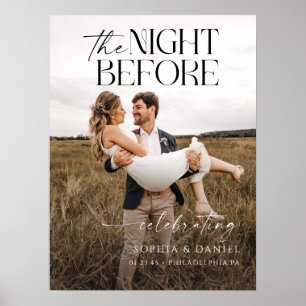 Poster Cartaz da Noite Antes do Jantar de Ensaio para Enq