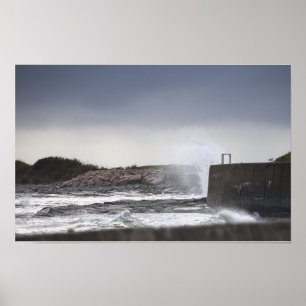 Poster Cartaz da Paisagem Aquática de Rhode Island