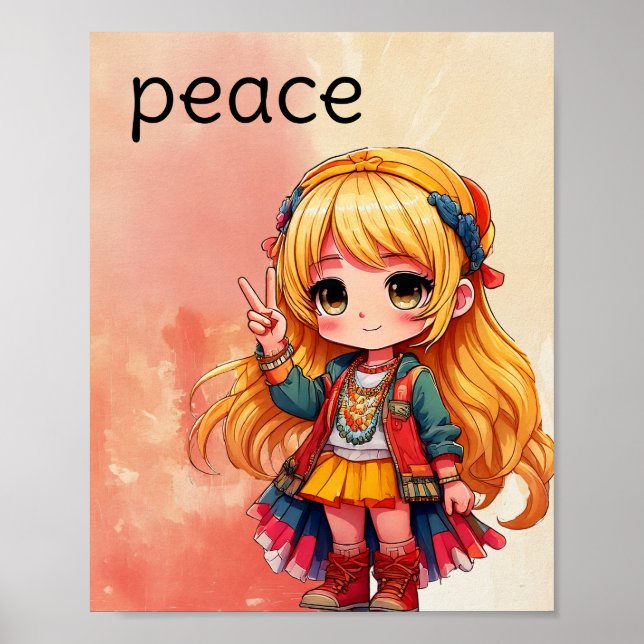 Poster Cartaz da paz (Frente)