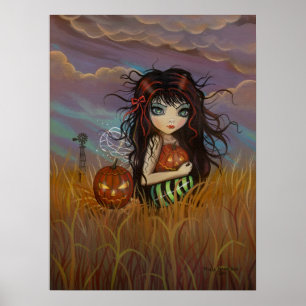 Pôster Cartaz da Pequena Fada de Halloween